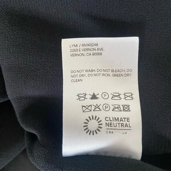 Reformation Black Woodson Dress with Lace Details - Picture 5 of 5